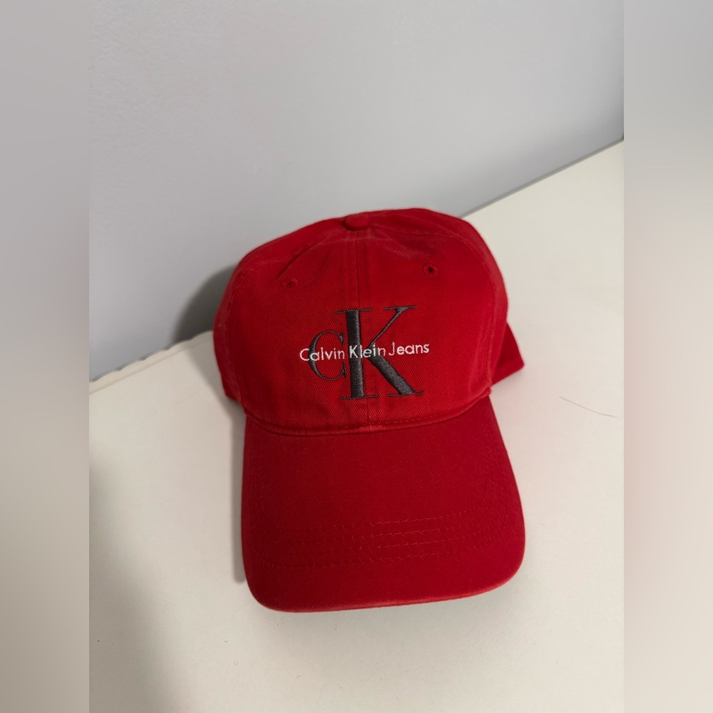 Calvin Klein Vibrant Red Cap
